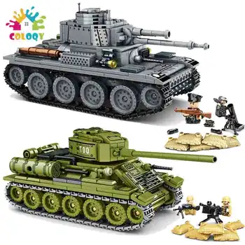 Новая игрушка из строительных блоков, военный танк ww2, гусеничный бронированный автомобиль, самолет, рождественский подарок, оптовый магазин игрушек