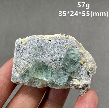 Новинка! 100% Натуральный прозрачный зеленый флюорит образцы минералов Камни и кристаллы Целебный кристалл