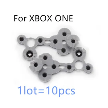 10 шт./лот Токопроводящая резина для Xbox One Ручка Силиконовая Токопроводящая кнопка Сменные накладки для Xbox One S Запасные части