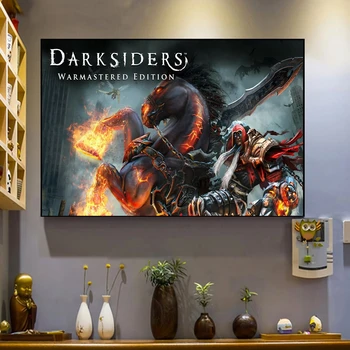 Darksiders Игровой плакат Настенное искусство Холст Картина Спальня Гостиная Украшение дома (без рамки)