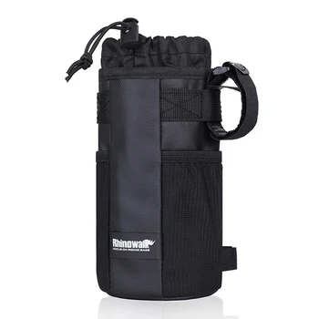 Термосумка для руля велосипеда Rhinowalk с сетчатым карманом, Водонепроницаемая сумка для хранения бутылки с водой, держатель для мобильного телефона