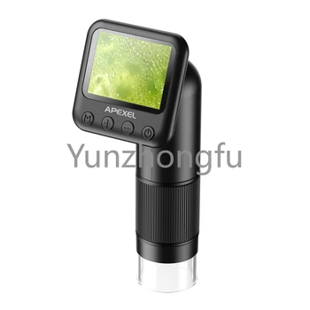 APL-MS008 портативный цифровой микроскоп камера экранный дисплей для мобильного ремонта обнаружение печатной платы усиление объектива 1um