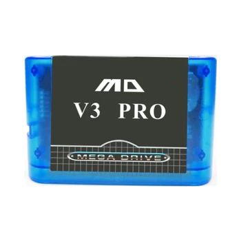 EDMDS V3 Pro Обновил игровой картридж 1500 в 1 для Американской/Японской /Европейской консоли SEGA GENESIS Mega Drive MegaDrive