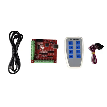 Красная разделительная плата с ЧПУ USB MACH3 100 кГц, 4-осевой интерфейс, драйвер, контроллер движения, плата драйвера