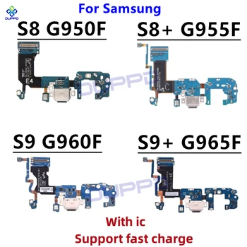 Оригинальный USB Порт Для зарядки Разъем Flex Для Samsung S8 S9 Plus G950F G955F G960F G965F Плата Для Зарядки Flex