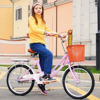 WolFAce 20/24 дюймов Розовый детский велосипед для взрослых Принцесса Детские велосипеды Велосипед для девочек ножной тормоз Пригородный инструмент 2021 дропшиппинг