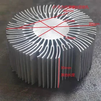 теплоотвод СИД радиатора алюминиевого сплава радиатора подсолнечника 80кс32мм круглый АЛЮМИНИЕВЫЙ подгоняет