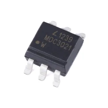 10 шт./лот MOC3021S-TA1 SOP-6 MOC3021 Симисторные и SCR Выходные оптроны Рабочая температура симистора оптрона:- 40 C-+ 100 C