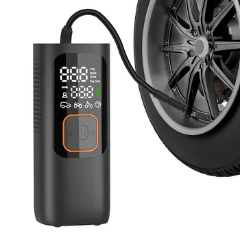 Tecianro 40л/мин Воздушный Компрессор для накачивания шин для Автомобильных Шин 160PSI 12 В Цифровой Воздушный насос 7500 мАч Воздушный инжектор для шин