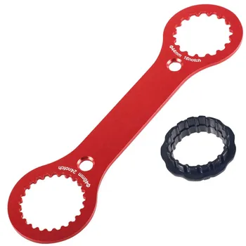 1 шт. Красный Велосипедный ключ 44/46 мм, гаечный ключ для установки нижнего кронштейна Велосипеда, Многофункциональный инструмент для ремонта и установки Велосипеда