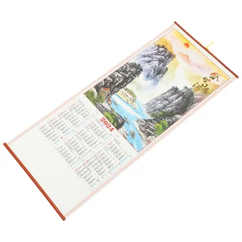 Бумажный Календарь, Традиционный Китайский Новый Год, Настенный Свиток, Декоративные Картины, Большой Офисный Дракон