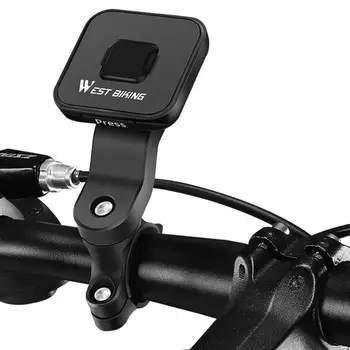 Кронштейн для велосипедного телефона, вращающийся на 360 градусов, совместим с различными моделями, навигационный замок, магнитный держатель для велосипедного телефона на присоске