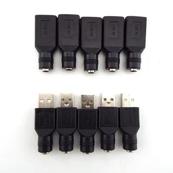 5V USB 2.0 Type A в разъем питания постоянного тока Преобразование интерфейса В розетку для ноутбука