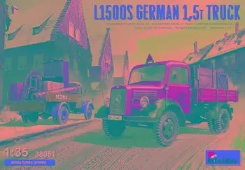 MiniArt 38051 1/35 L1500S Немецкий грузовик 1,5 т (пластиковая модель)