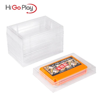 Прозрачная инкрустация FC Пластиковая вставка для картриджа Внутренний лоток для игр Nintendo Famicom Сменная витрина Прозрачная пластиковая коробка