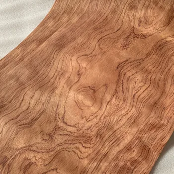Натуральный Шпон из натурального розового дерева, мебельный декоративный деревянный шпон DIY Толщиной 0,2 мм C/C