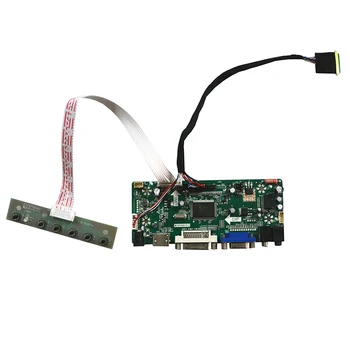 HDMI-совместимый VGA DVI аудио ЖК-дисплей Плата контроллера для 15,6 дюймов 1366x768 LP156WH4 LP156WH4-TLC1 LP156WH4-TLB1 светодиодный монитор