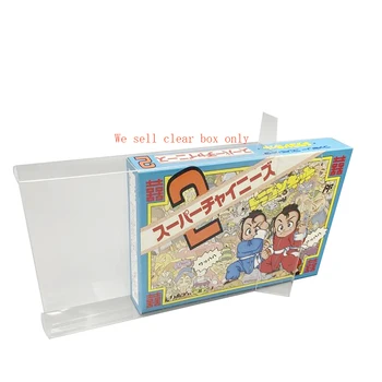 20 шт., прозрачная коробка для хранения игр FC, защитная коробка, Японское издание, коробка для коллекции оригинальных игровых карточек