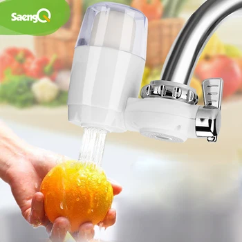 saengQ Фильтр для воды, Очиститель воды, Чистый кухонный кран, Моющийся Керамический Перколятор, Фильтр для удаления ржавчины, бактерий, Водопроводный кран