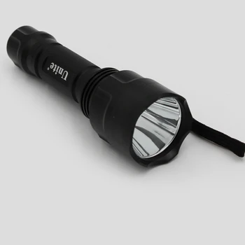 Наружный светодиодный фонарик Q5 R5 450 Люмен, красный/зеленый свет, одиночный фонарик для охоты