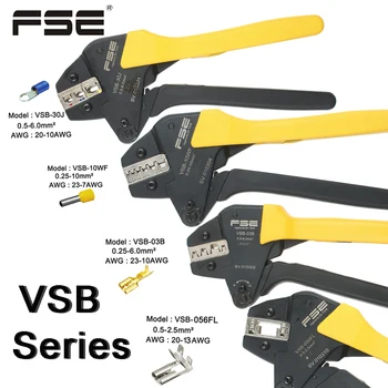 VSB-03B VSB-10A Инструменты Для обжима Изолированных Клемм VSB-10WF 056FL VSB-30J 0,5-6 мм2 20-10AWG Электрические Обжимные Плоскогубцы Ручной инструмент 