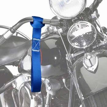 1X Мягкие ремни с петлей для буксировки Грузового квадроцикла UTV Мотоцикл 600 фунтов синий