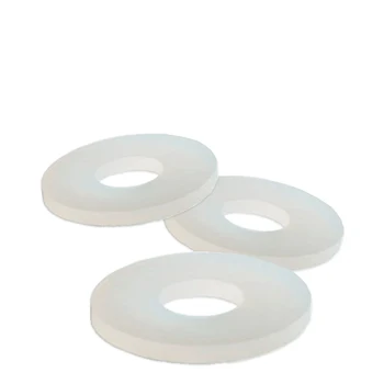 Белая пластиковая нейлоновая закаленная изоляция M12 * 30 мм * 1,5 мм, большая плоская шайба 300 шт./пакет