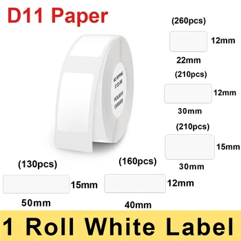 Белый Цвет Niimbot D11 Печатная Этикетка Для Niimbot D11 Wireless label Maker Bluetooth Термопринтер Этикеток Водонепроницаемая Бумага