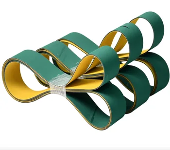 Периметр: Желто-зеленый листовой базовый ремень 2300x40x2 мм, износостойкая конвейерная лента, нейлоновый промышленный ремень