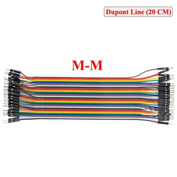 40шт кабель dupont соединительный провод dupont line от мужчины к мужчине dupont line 20 см 1P 40P для arduino