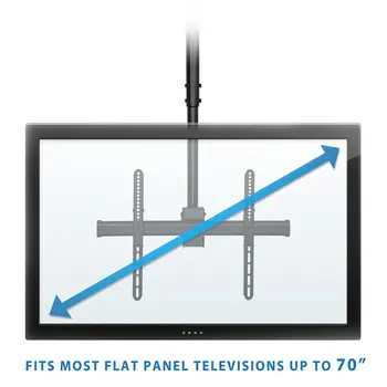 2023 подставки для телевизоров с полным движением, потолочный кронштейн для телевизора | Подходит для телевизоров с диагональю от 40 