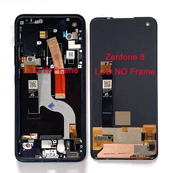 Оригинальный AMOLED Для Asus Zenfone8 ZS590KS I006D ЖК-экран Сенсорная Панель Дигитайзер Для Zenfone 8 Flip ZS672KS LCD