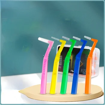 Новые 20 штук угловых щеток для межзубных промежутков Между зубными щетками, очиститель для зубных щеток из высококачественного пластика, безопасный для длительного использования