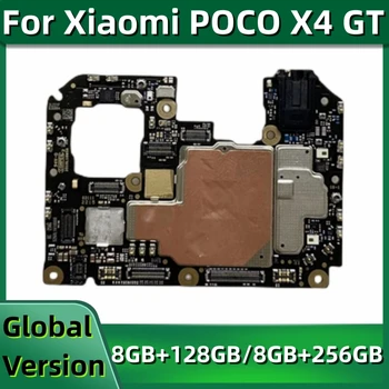 Материнская плата для Xiaomi Mi POCO X4 GT Mainboard 128 ГБ/256 ГБ Глобальная версия Мобильной логической платы Dimensity 8100 С NFC