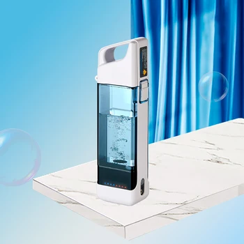 Генератор водородной бутылки для воды 1500-3000PPB 350 мл Портативный ионизатор для воды, богатой водородом, Стеклянная чашка для здоровья