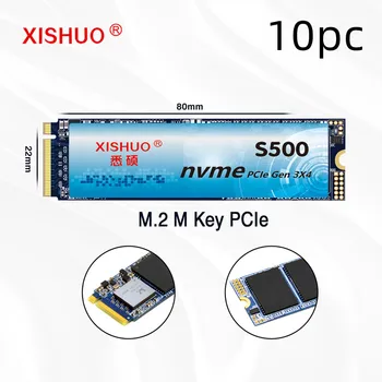 XISHUO Горячая Продажа M2 2280 PCIe NVMe SSD 128 ГБ 256 ГБ 512 ГБ 1 ТБ 2 ТБ HDD Внутренний Твердотельный накопитель Для Ноутбука Ps5 Цена по Прейскуранту завода изготовителя