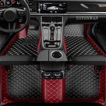 YOTONWAN двухслойный автомобильный коврик на заказ для jeep Всех моделей renegade compass cherokee patriot wrangler Автоаксессуары для стайлинга автомобилей