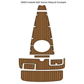2005 Cobalt 263, Платформа для плавания, Кокпит, Коврик для лодки, EVA-Пена, Палуба Из искусственного Тика, Коврик для пола