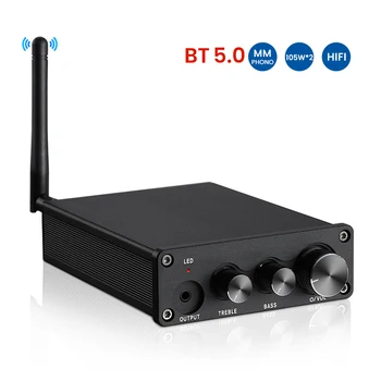 AIYIMA TPA3221MM/MC Phono Bluetooth Усилитель Hi-Fi Стерео Усилитель Мощности Для Проигрывателя Фонографа С Регулировкой высоких и басовых частот 100Wx2