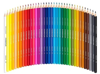 STAEDTLER 157 M36JB 36 цветных Водорастворимых Треугольных Цветных Карандашей, набор для детских школьных принадлежностей Художника