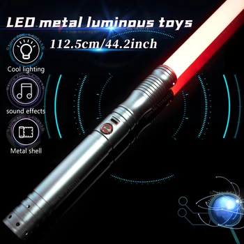 Продавцы Звездных войн Люк Йода Мастер Светящиеся Игрушки Металлическая Ручка Гладкий Тяжелый Дуэльный Лазерный Меч Игрушечный Профильный Меч