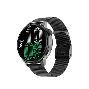 Dt4 + Мужские смарт-часы Беспроводная зарядка Мониторинг сердечного ритма Bluetooth Вызов GPS Отслеживание Спортивные Смарт-часы для фитнеса