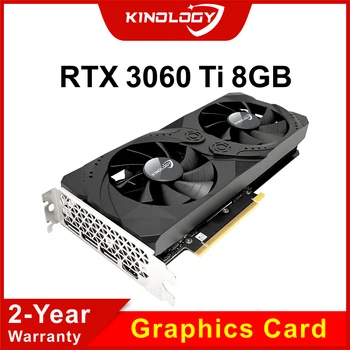 Kinology RTX 3060 Ti 8GB Видеокарта 3060Ti GPU 8G RTX3060 T I Игровое Видео VGA GeForce RTX3060Ti 8 ГБ