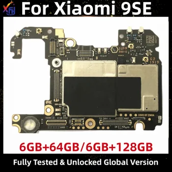 Материнская плата MB для Xiaomi Mi 9 SE 9SE, Оригинальная Разблокированная Логическая плата с установленным Google Playstore, 64 ГБ, 128 ГБ