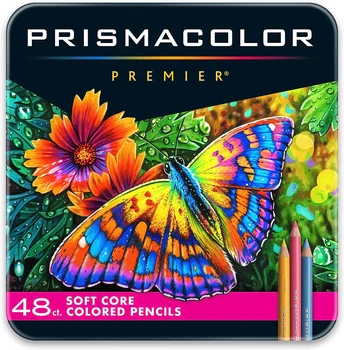 Цветные карандаши Prismacolor Premier, мягкая сердцевина, 48 упаковок, товары для рукоделия, набор карандашей для рисования, профессиональные цвета