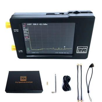 1 шт. Портативный портативный анализатор спектра Tiny SA с сенсорным экраном 2,8 дюймов, анализаторы спектра 58,7 мм x 91,3 мм x 17,1 мм