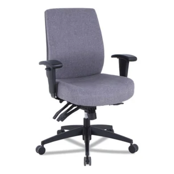 Высокопроизводительное Многофункциональное рабочее кресло Alera HPT4241 серии Wrigley со средней спинкой 24/7 - серый