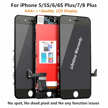 Для iPhone 6s 7 8Plus XR XS 11 12 13 ЖК-экран 3DTouch Liquid Retina HD Замена дисплея Дигитайзер В Сборе OEM 3A ++