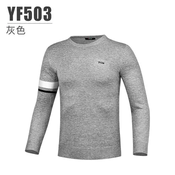 PGM новый осенне-зимний свитер для гольфа, мужской вязаный свитер с круглым вырезом, плотная термальная одежда для гольфа, мужская 2022