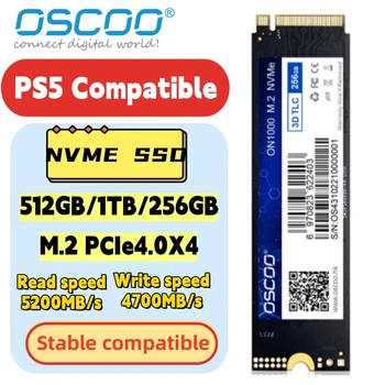 OSCOO SSD для Ps5 M.2 NVME PCIE 4,0 1 ТБ 512 ГБ 256 ГБ Ssd 2280 мм Внутренний жесткий диск Co Duro для Игровых жестких дисков Ssd
